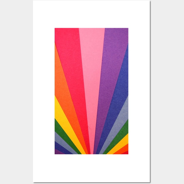 Aesthetic Rainbow Wall Art by artforrart